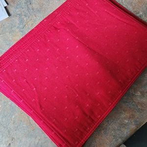 Red woven placemats qty 6